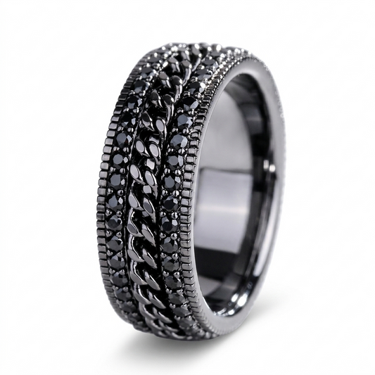 Bague noire Sérénité